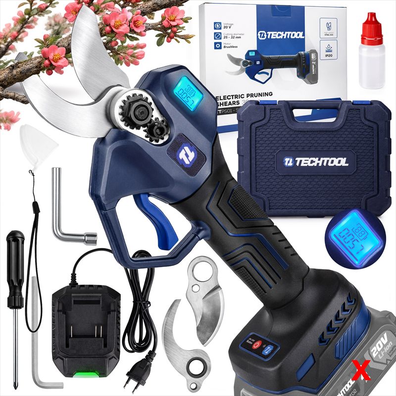 Akumulátorové elektrické nožnice TECHTOOL 31 cm